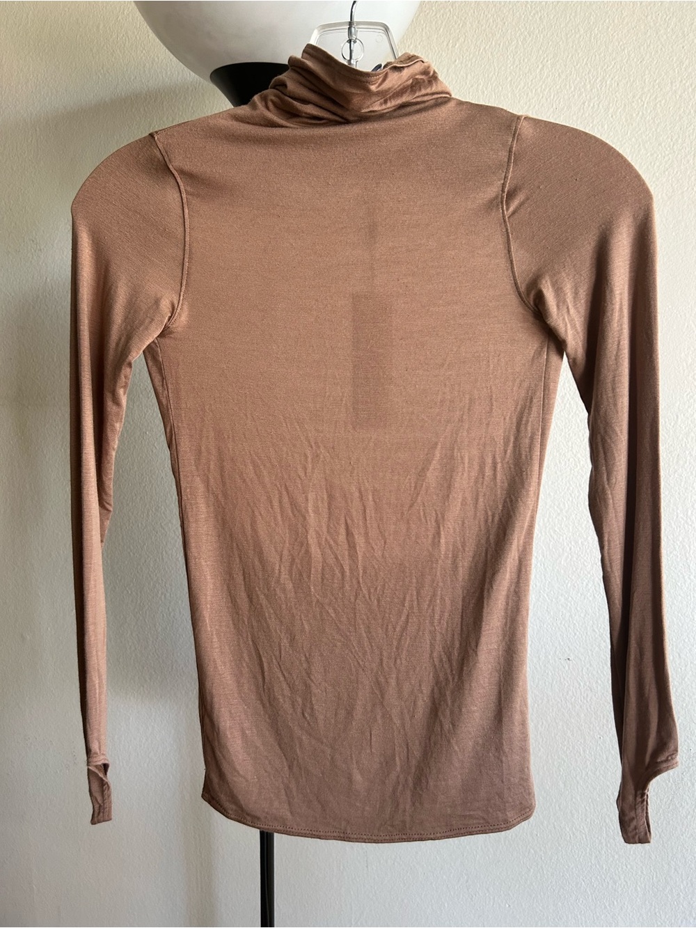 Joah Brown Women's Long-Sleeve Turtleneck Top - Brown